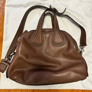 Givenchy Small Nightingale Bag Brown Calf Authentic